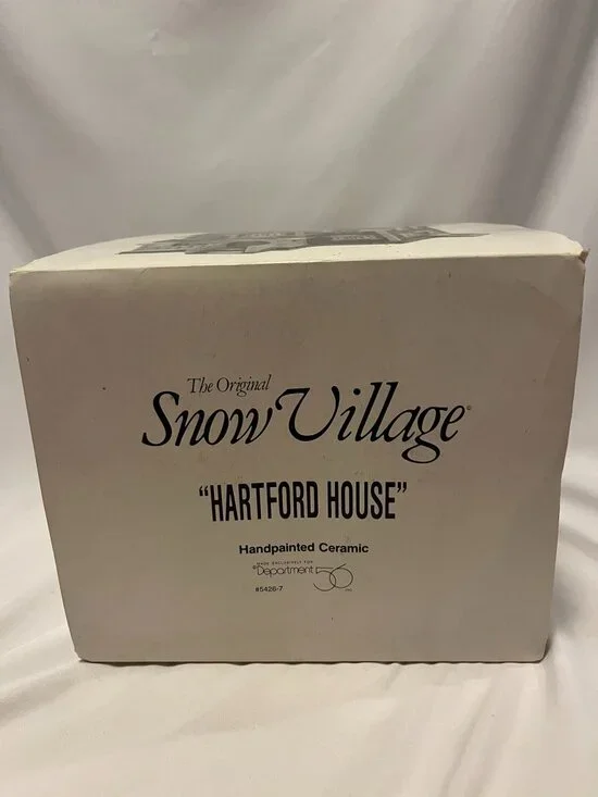 Department 56 Snow Village – Hartford House – Lighted Building – Original Box - Picture 15 of 15